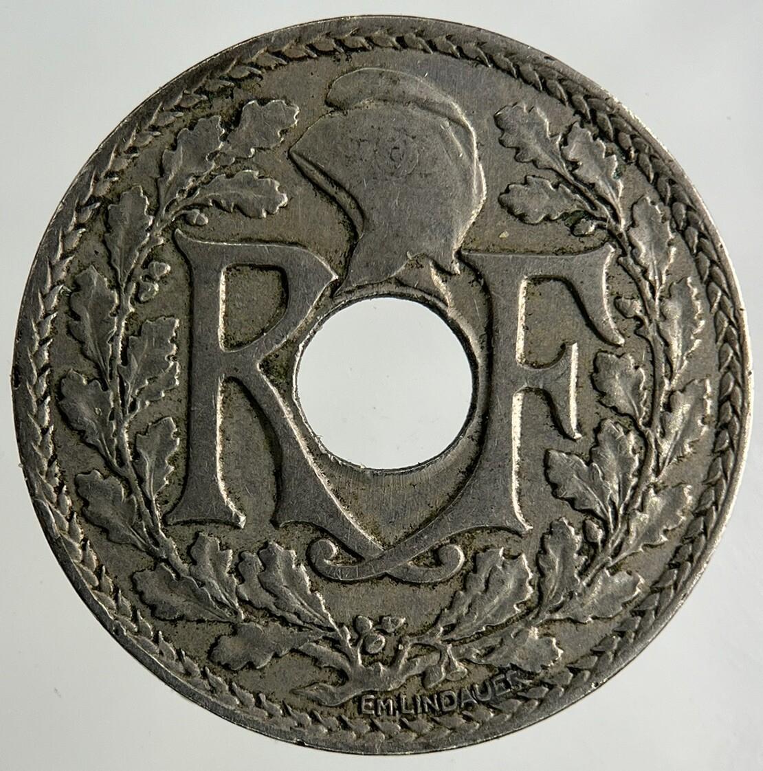 1933 France 25 Centimes Coin | Fine Collectable Grade