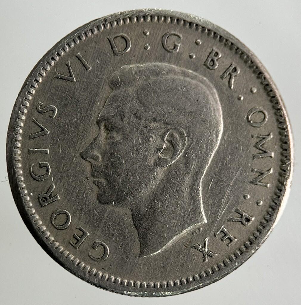 1948 George VI Sixpence Coin | Fine Collectable Grade