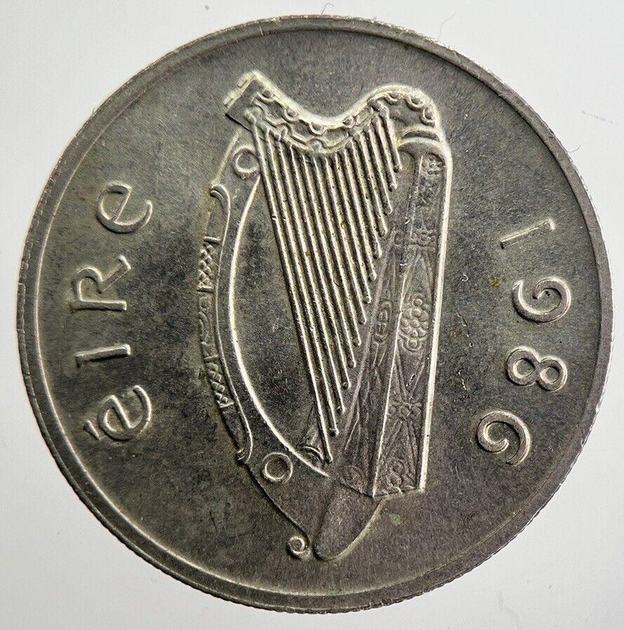 1986 Irish Bull 5p 5 Five-Pence Coin | Very High Grade | a7046