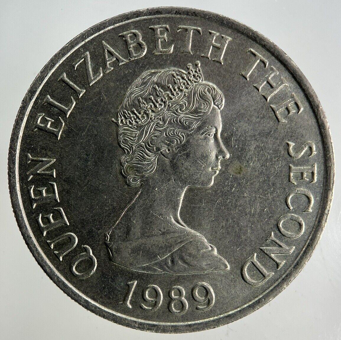 1989 Jersey 10p Ten-Pence Coin | Fine Collectable Grade