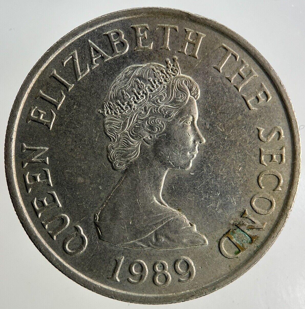 1989 Jersey 10p Ten-Pence Coin | Fine Collectable Grade