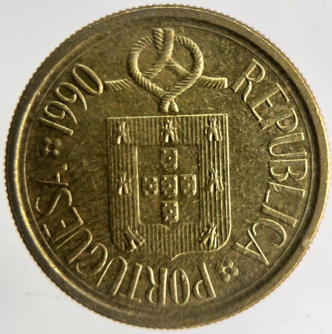 1990 Portugal 5 Escudos Coin | Fine Collectable Grade