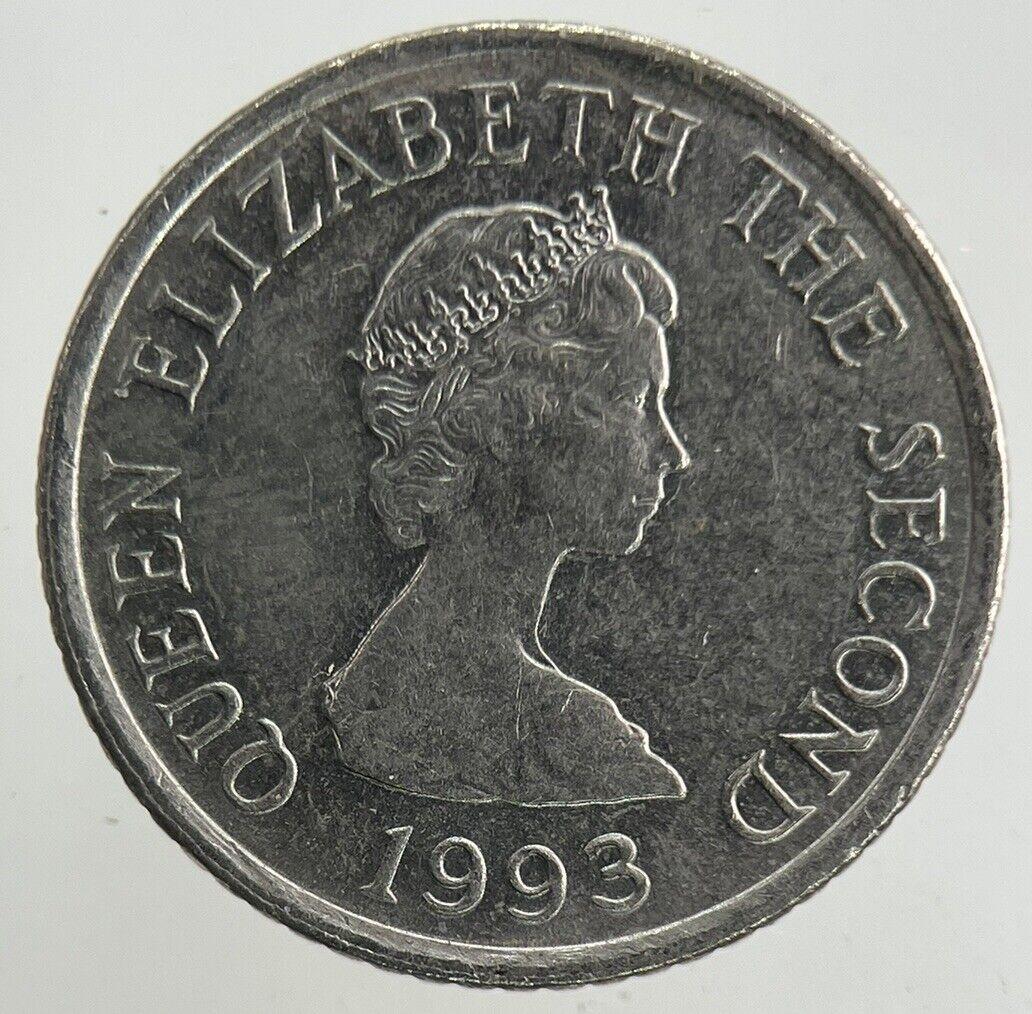 1993 Jersey 5p Five-Pence Coin | Fine Collectable Grade