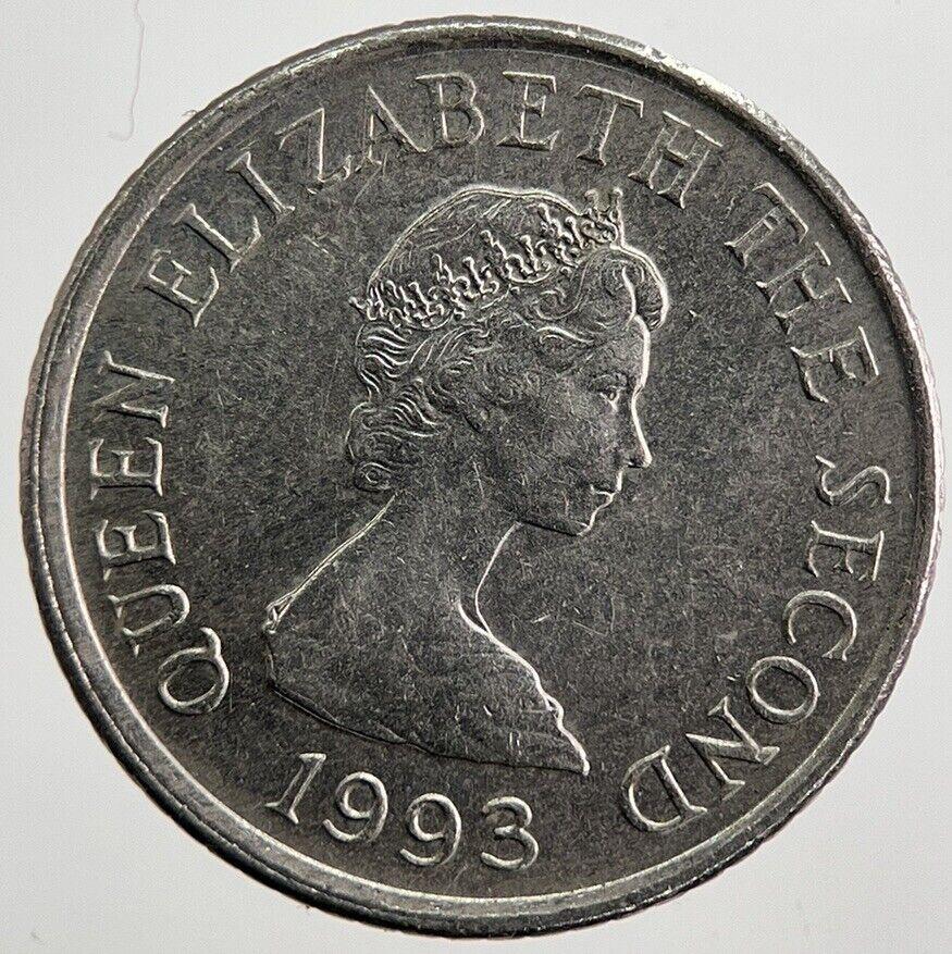 1993 Jersey 5p 5 Five-Pence Coin | Very High Grade | a4982