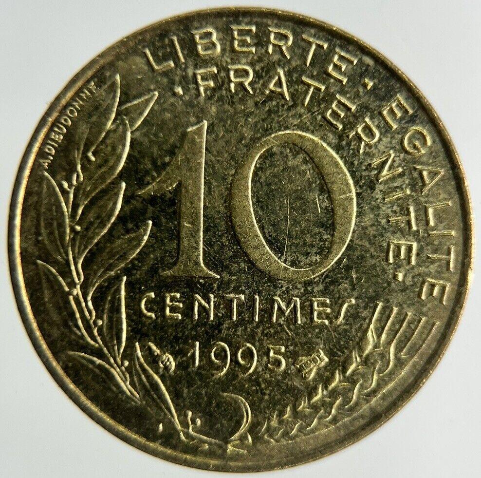 1995 France 10 Centimes Coin | Fine Collectable Grade