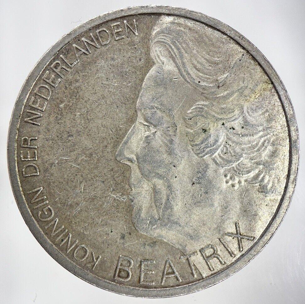 1995 Netherlands 10 Gulden Silver Coin | Fine Collectable Grade