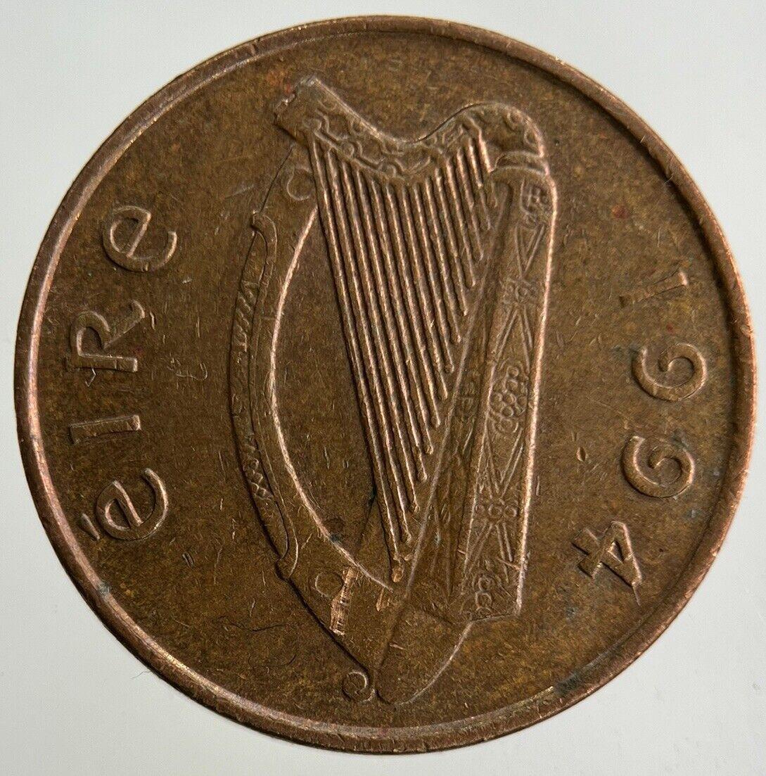1994 Irish 1p One-Pence Coin | Fine Collectable Grade