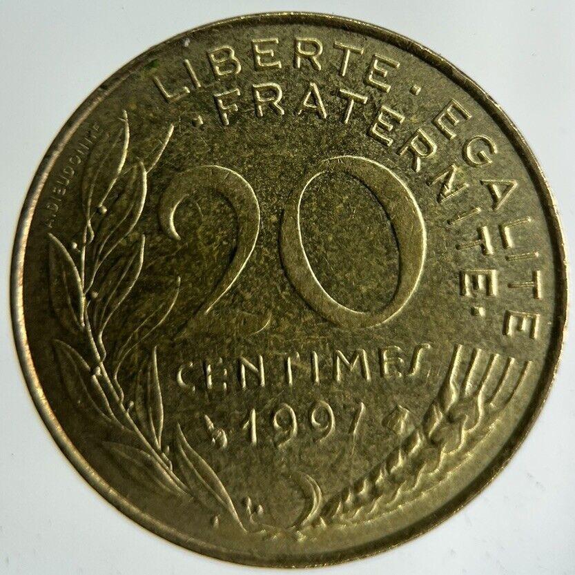1997 France 20 Centimes Coin | Fine Collectable Grade