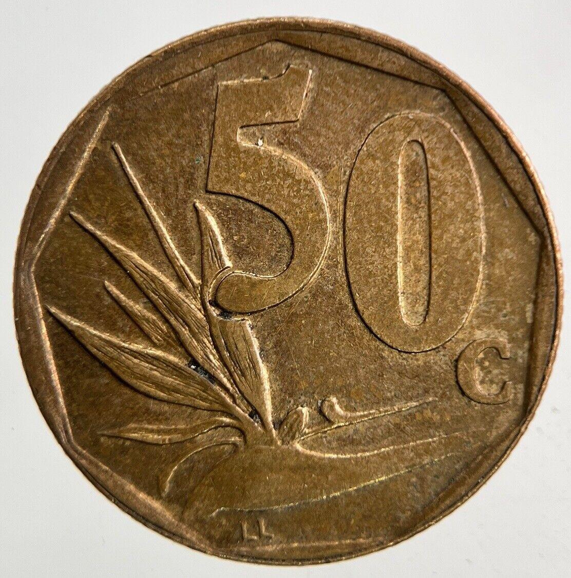 1996 South Africa 50 Cent Coin | Fine Collectable Grade
