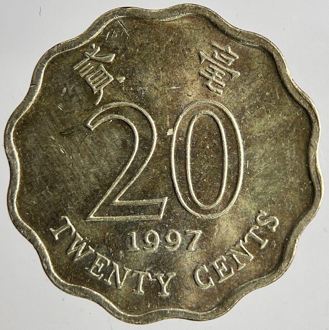 1997 Hong Kong 20 Cents Coin | Fine Collectable Grade