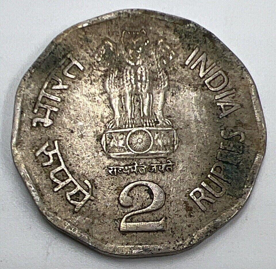 1998 India 2 Rupee Coin | Collectable Grade | a534