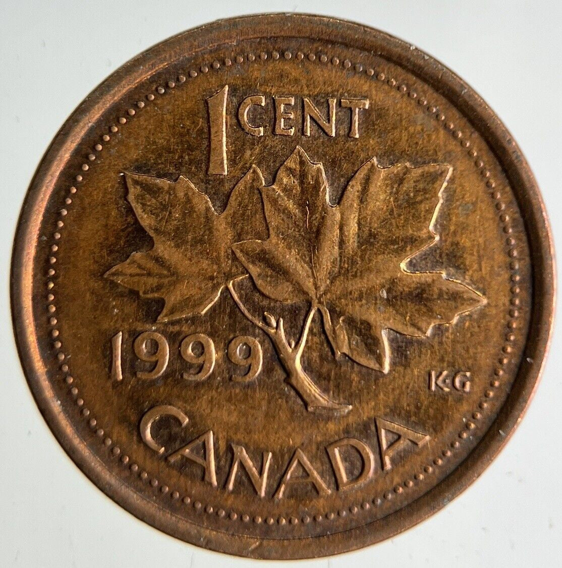 1999 Canada 1 One Cent Coin | Fine Collectable Grade