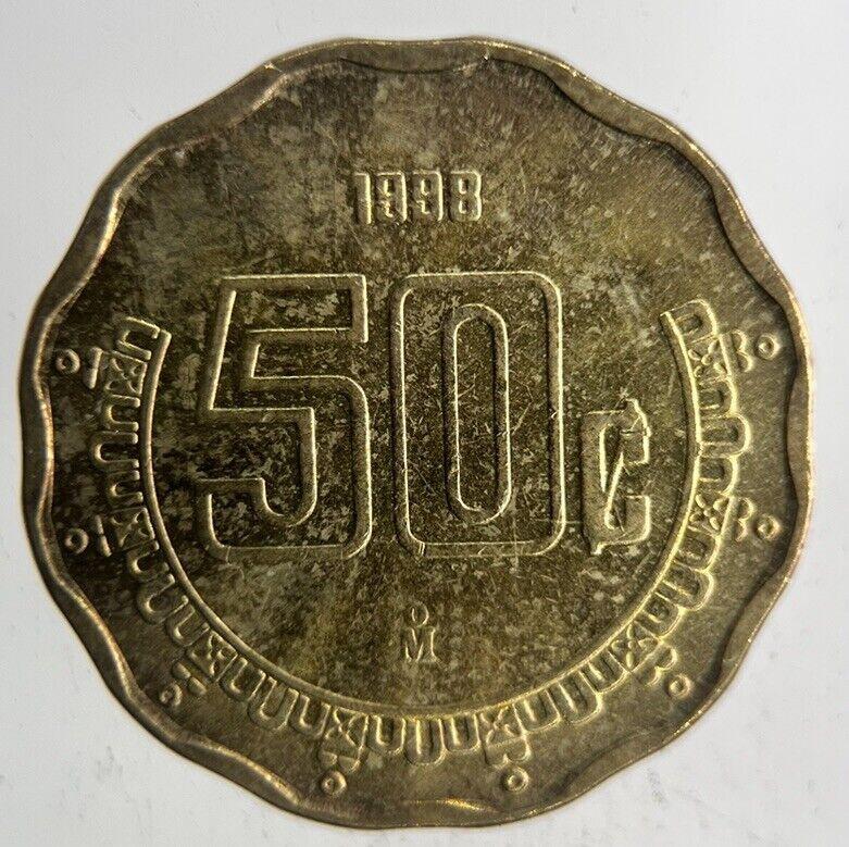 1998 Mexico 50 Centavos Coin | Very High Grade