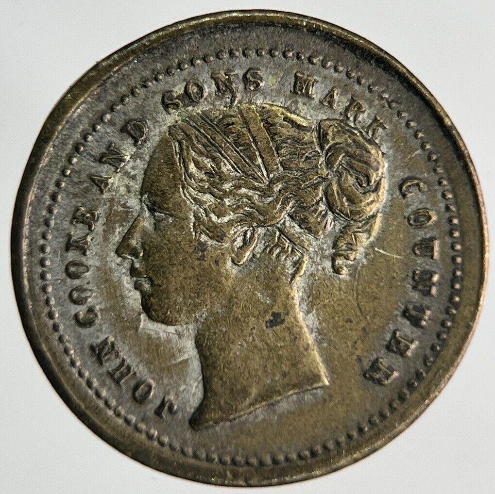 19th Century Queen Victoria Toy Money Token Coin | Fine Collectable Grade