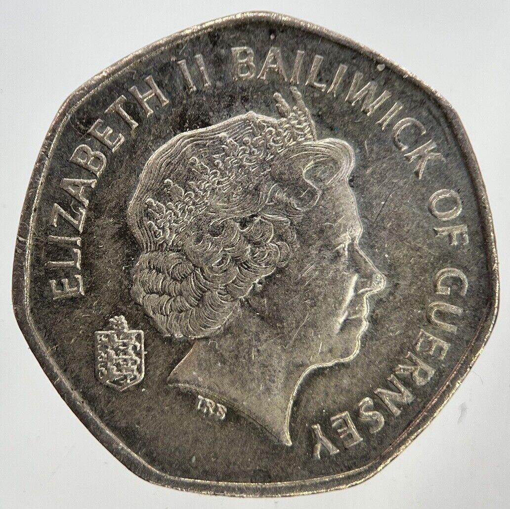 1999 Guernsey 20p Twenty-Pence Coin | Fine Collectable Grade