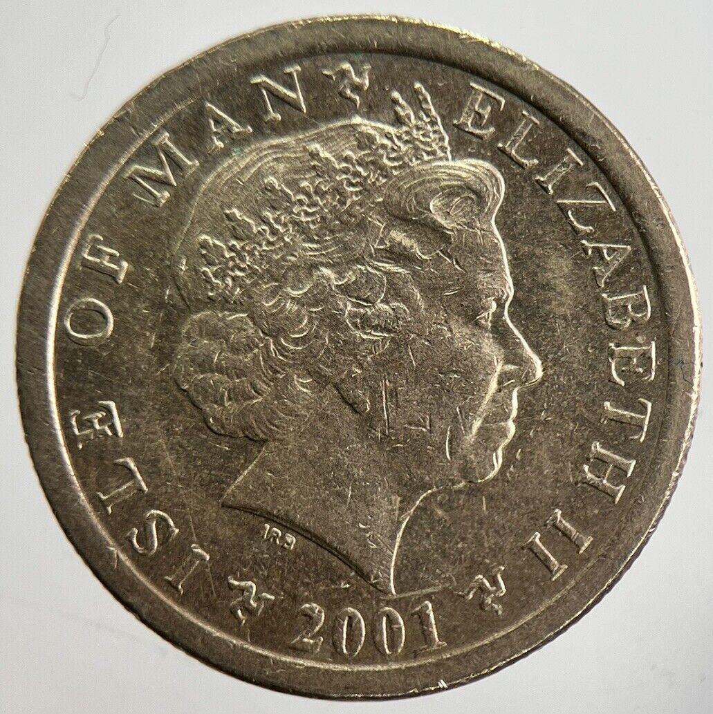 2001 Isle of Man £1 One Pound Coin | Collectable Grade | a4792