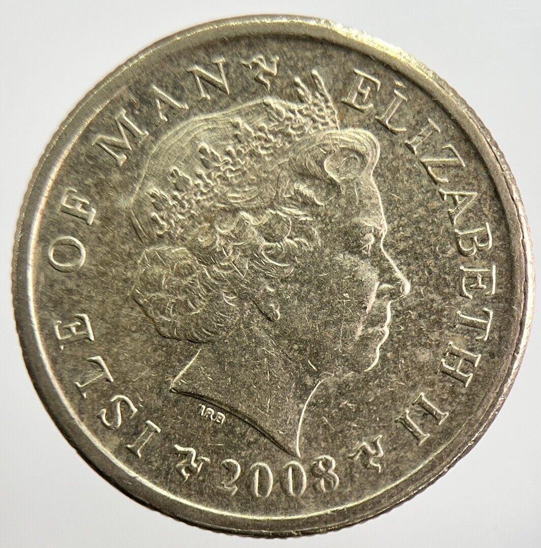 2008 Isle of Man £1 One Pound Coin | Collectable Grade | a4790