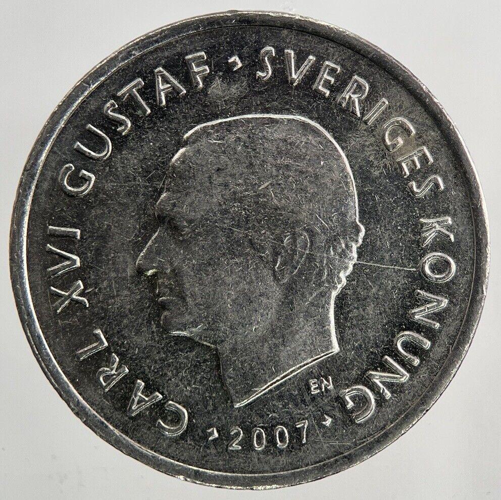 2007 Sweden 1 Krona Coin | Very High Grade