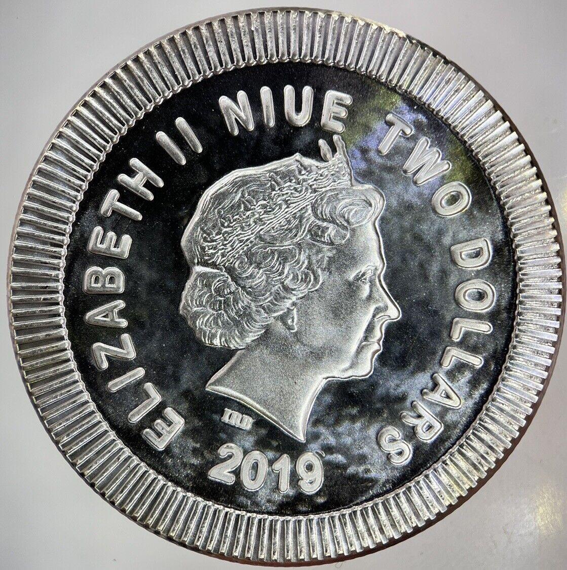 2019 New Zealand Owl 1oz Silver Coin | Very High Grade