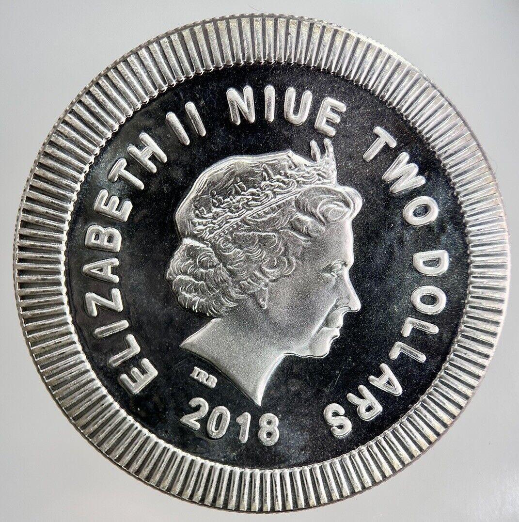 2018 New Zealand Owl AOE 1oz Silver Coin | Very High Grade | a3577