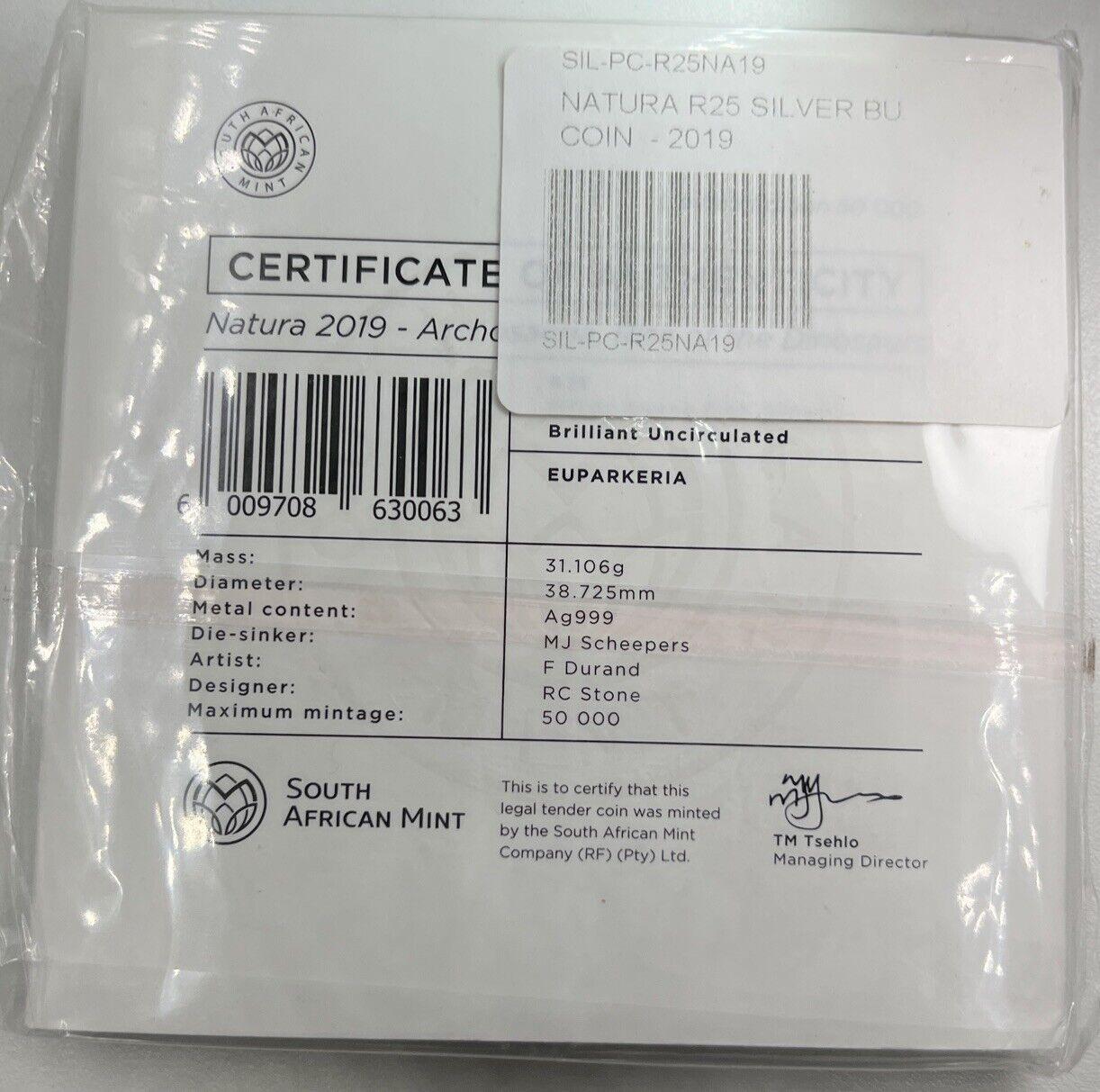 25 Rand Rise Of The Dinosaurs | 1oz Silver Coin | New In Sealed Capsule | a9034