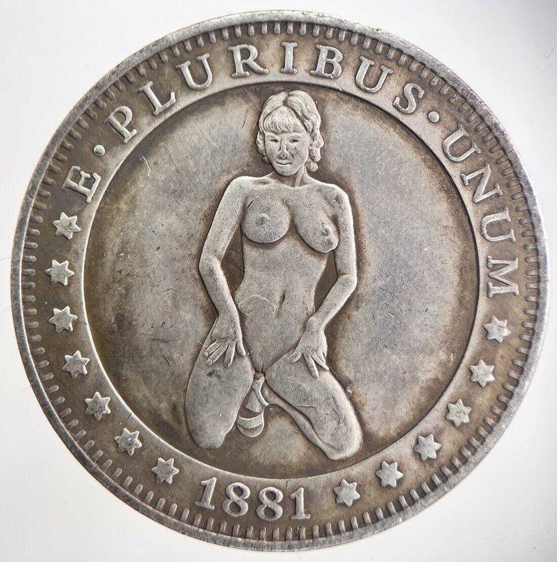 American Morgan Dollar Style Naked Nude Woman Coin | Collectable Grade | a3782