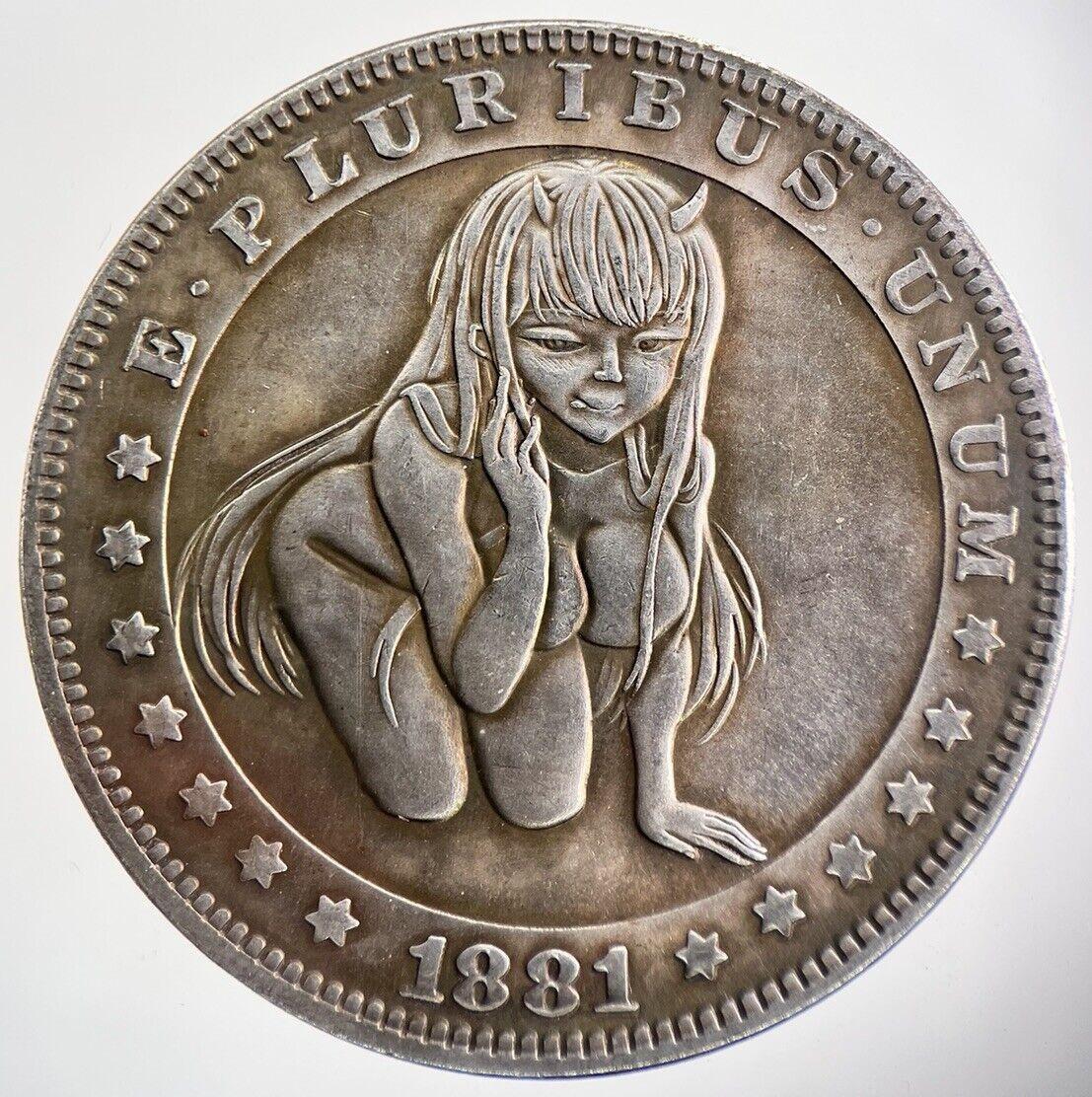 American Morgan Dollar Style Naked Nude Woman Coin | Collectable Grade | a1030