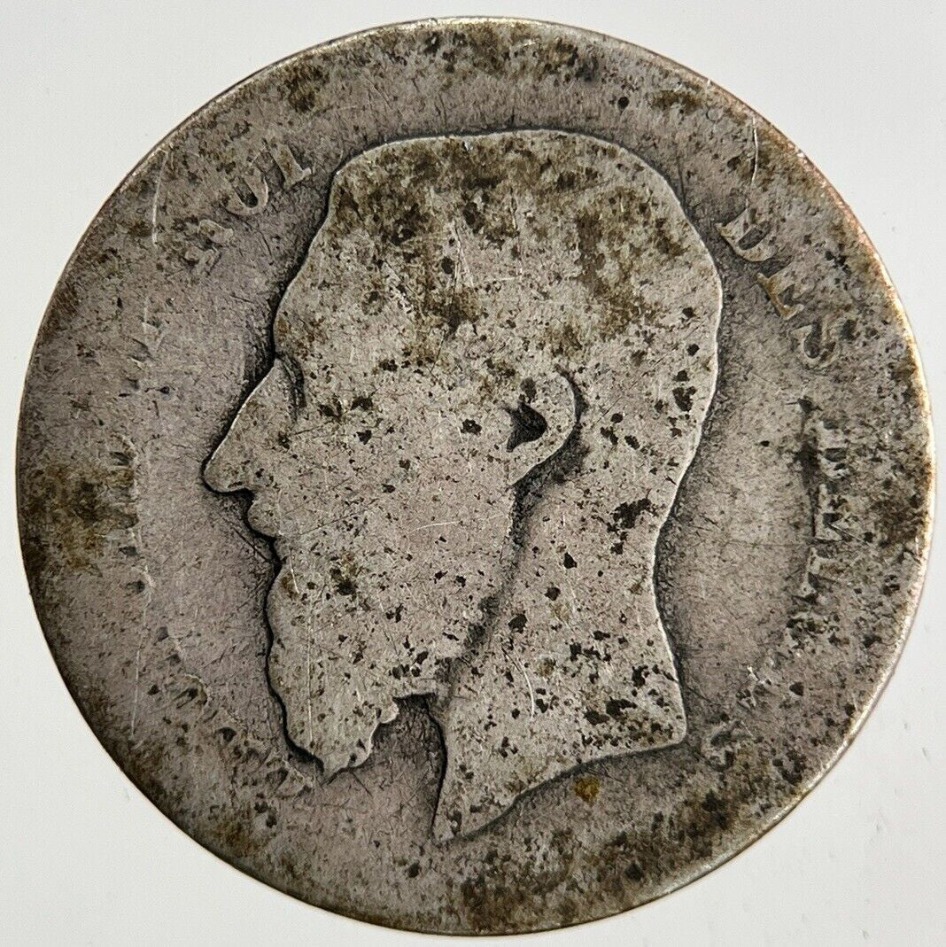 Belgium 50 Cent Silver Coin | Fair Grade