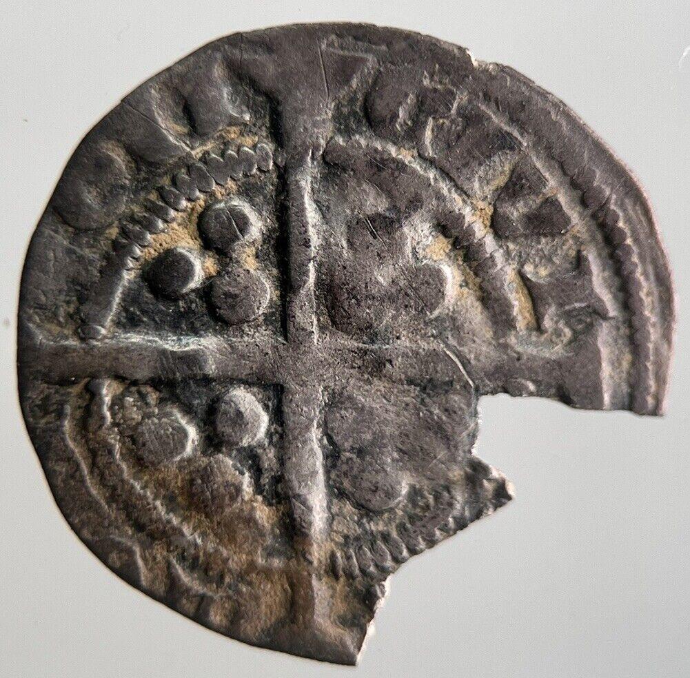 British Edward I 1st Medieval Hammered Silver Penny Coin | a4421
