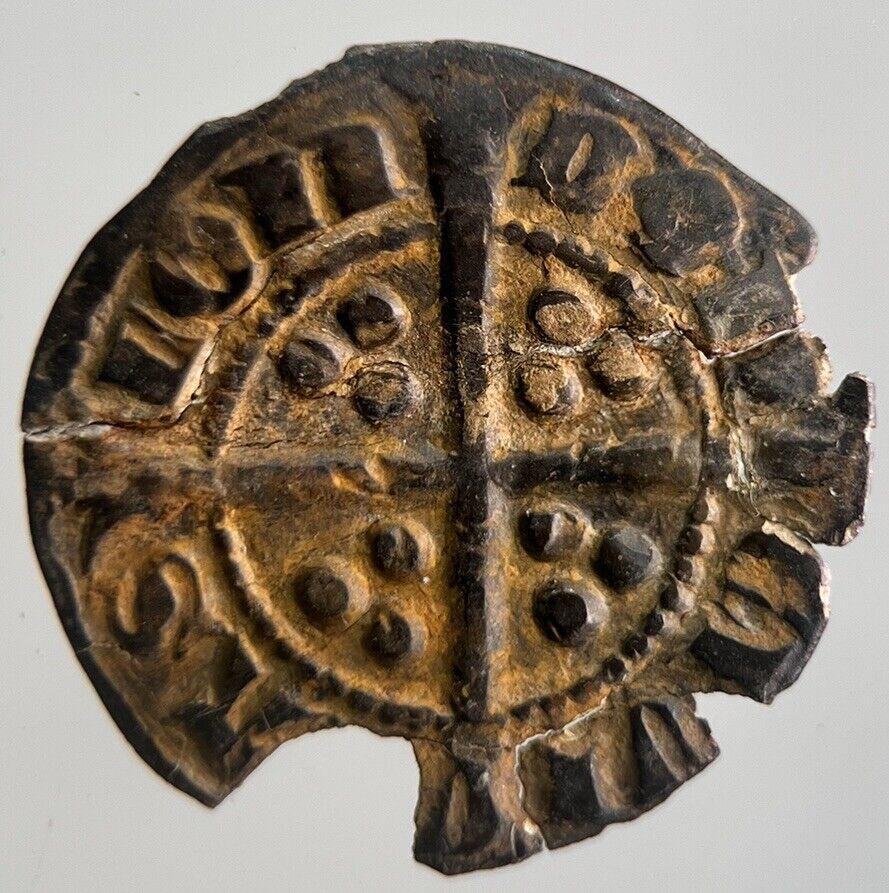 British Edward I 1st Medieval Hammered Silver Penny Coin | a4423