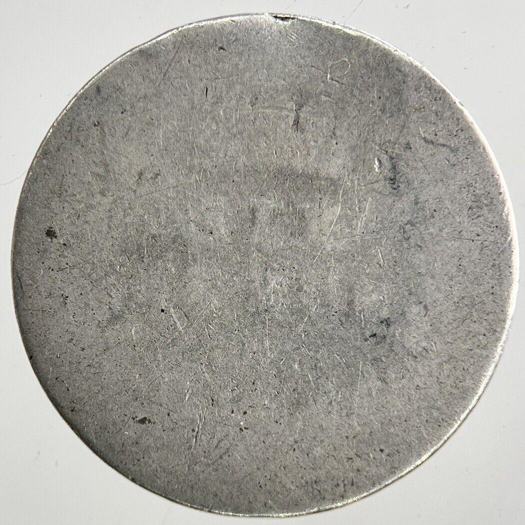 British Edward VII Sixpence Silver Coin | Worn Grade