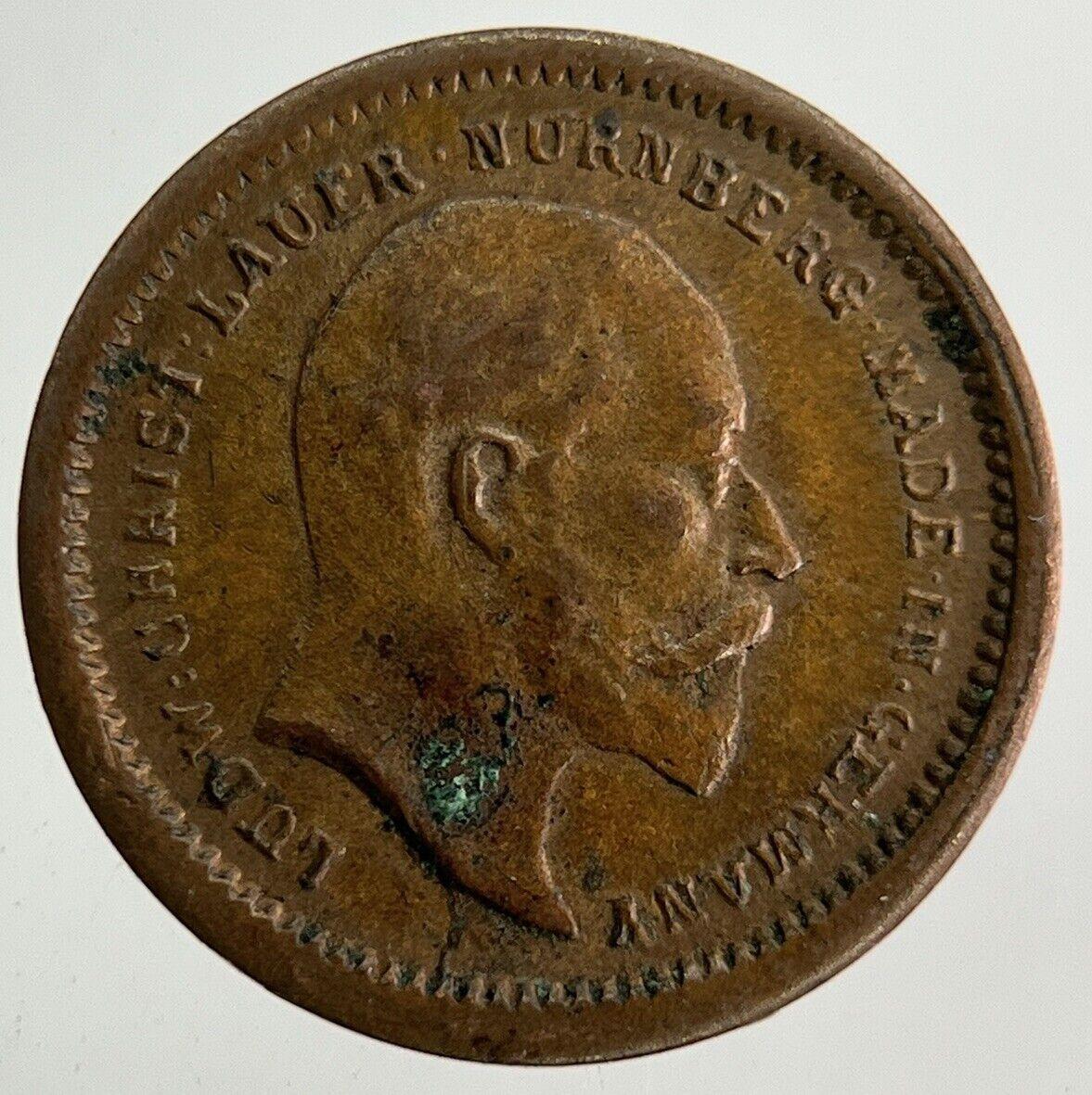 British Edward VII Toy Money Coin | Fine Collectable Grade