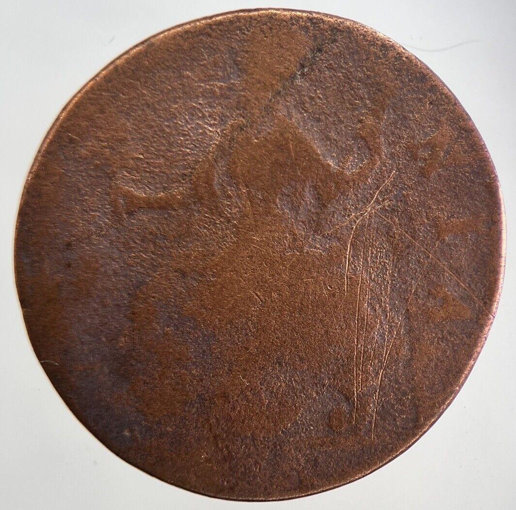 British George 3rd III Half-Penny Coin | Fair Grade