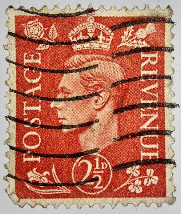 British George VI 2 Two-Half-Pence Penny 2d Stamp | Collectable Grade