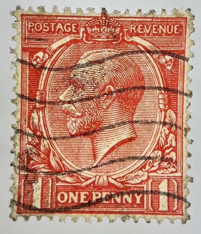 British George V One Penny Stamp | Collectable Grade