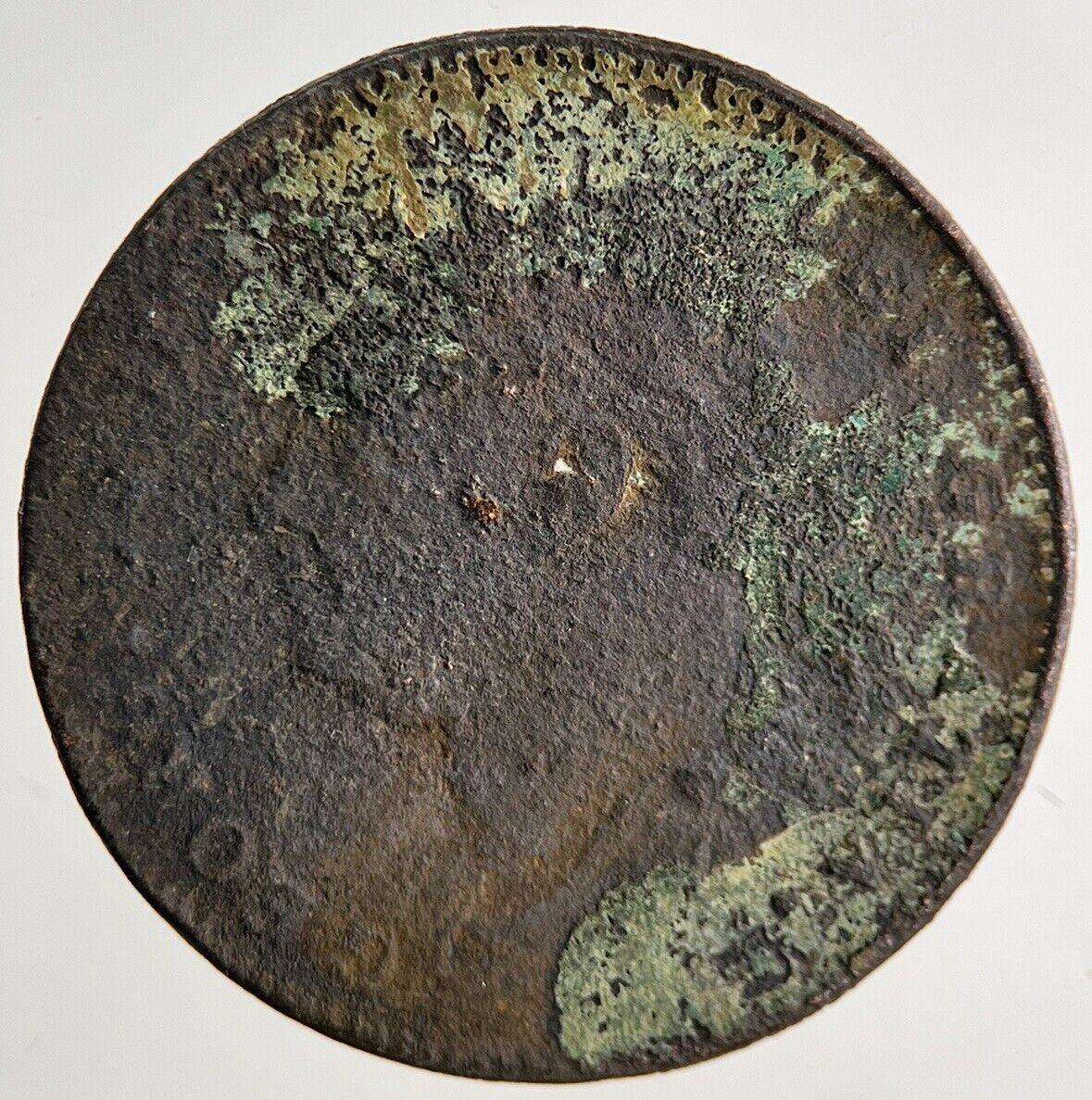 British George IV Farthing Coin | Worn Grade