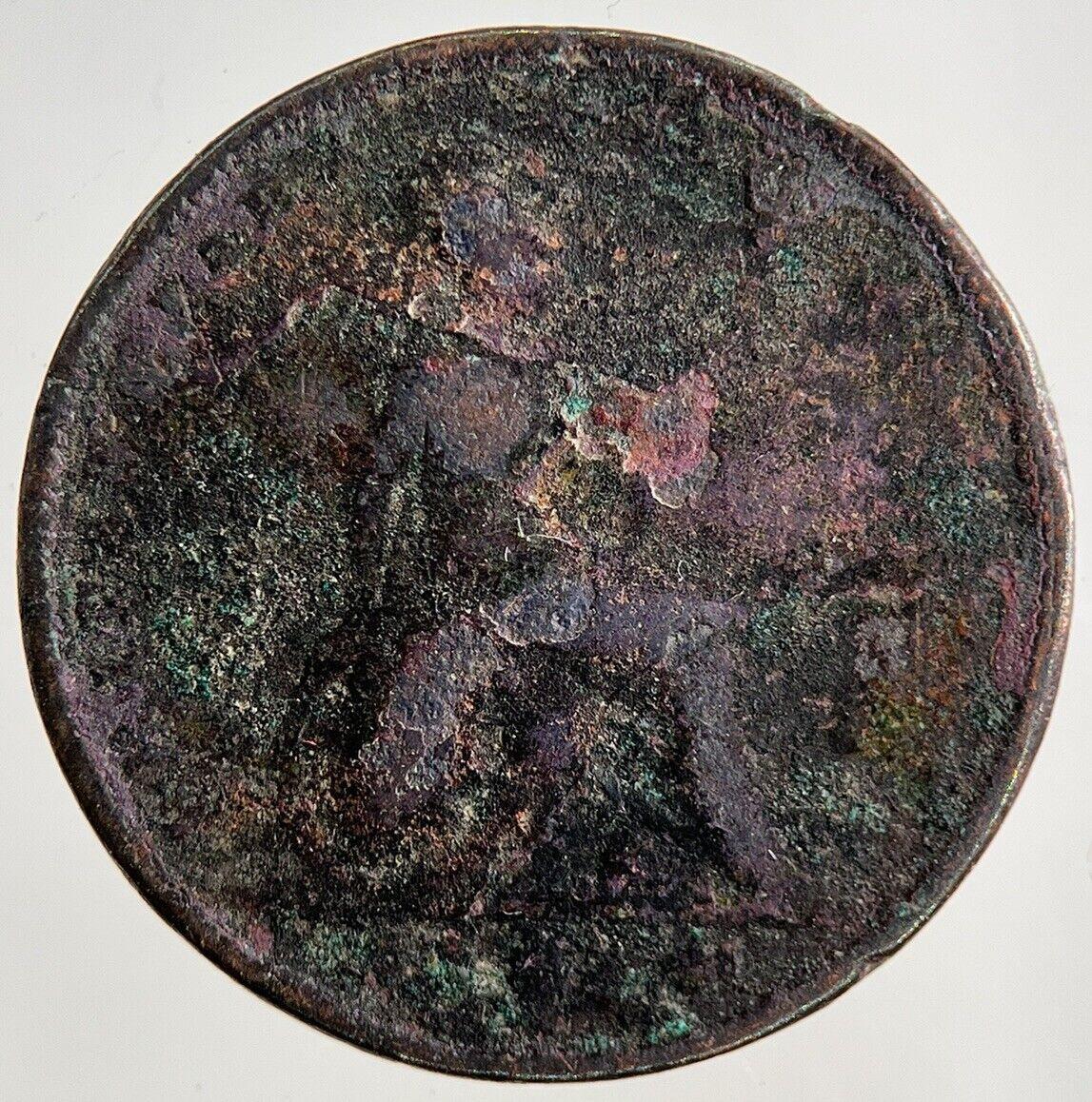 British George IV Farthing Coin | Fair Grade