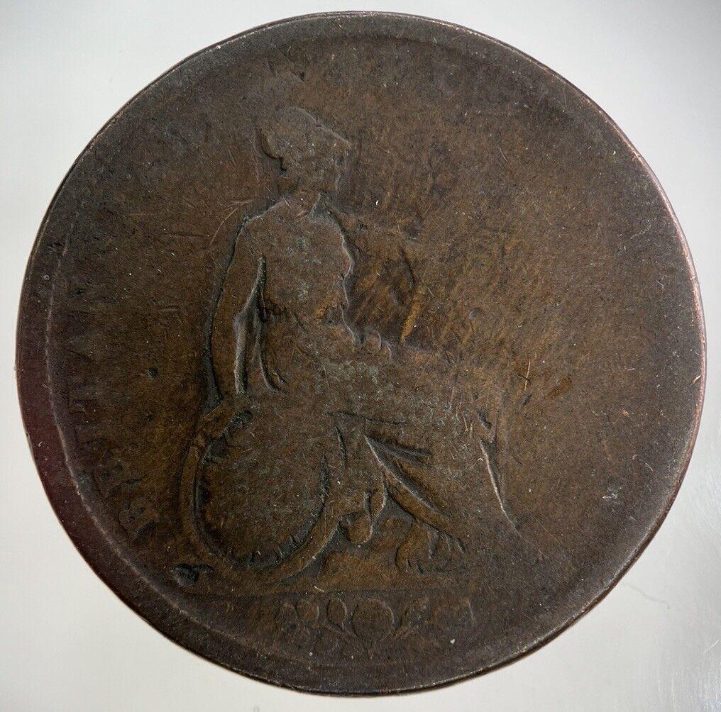 British George IV One Penny Coin | Fair Grade