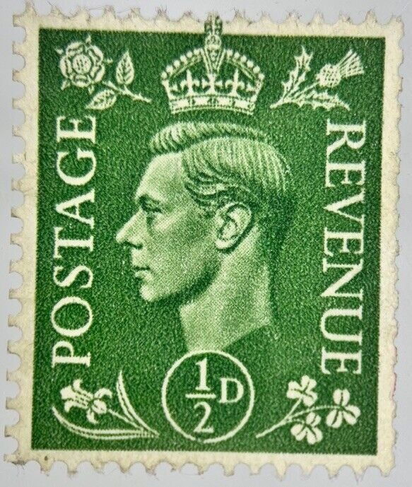 British George VI Half-Penny Stamp | Collectable Grade
