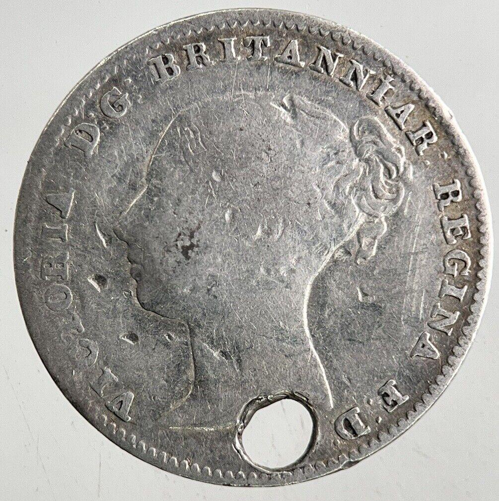 British Stamped Victoria Threepence Silver Coin | Collectable Grade