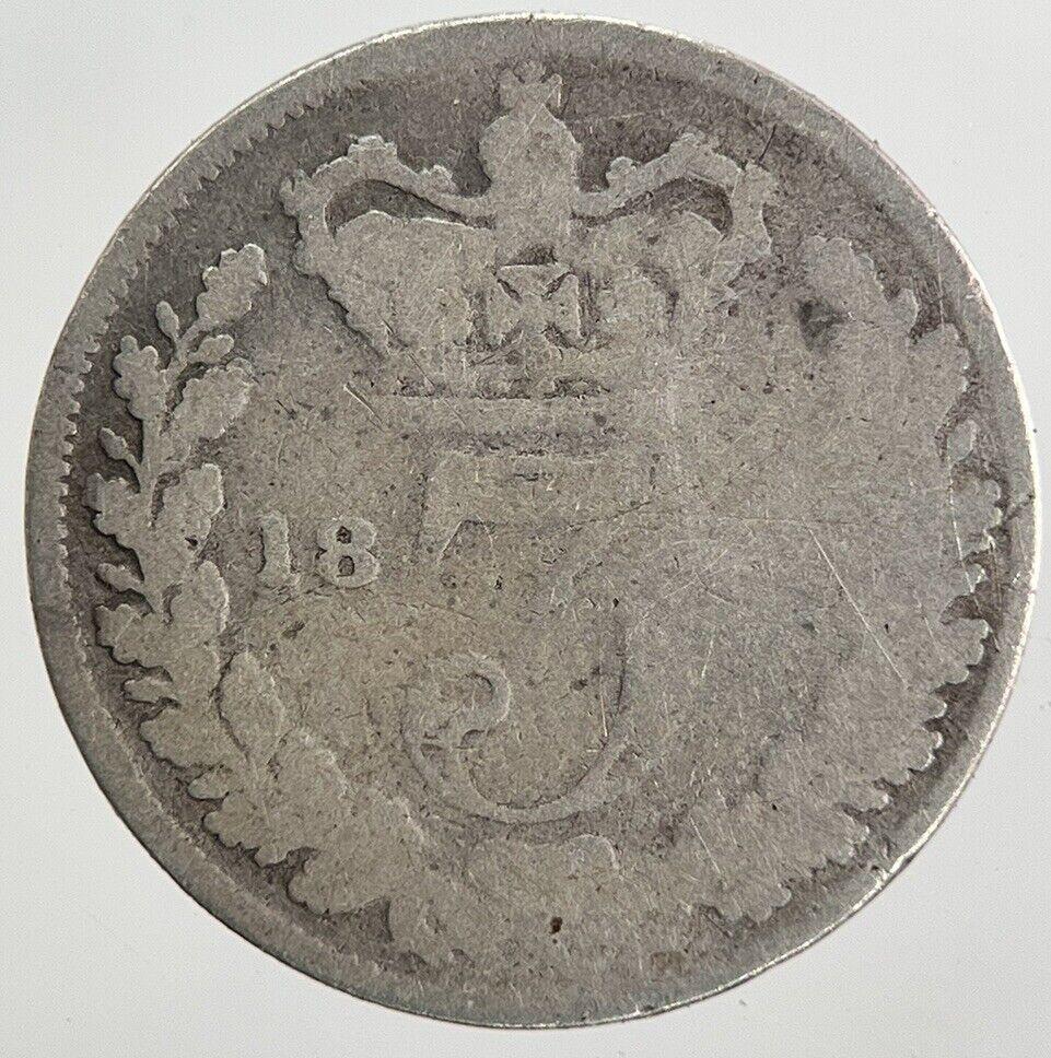 British Victoria Threepence Silver Coin | Fair Grade