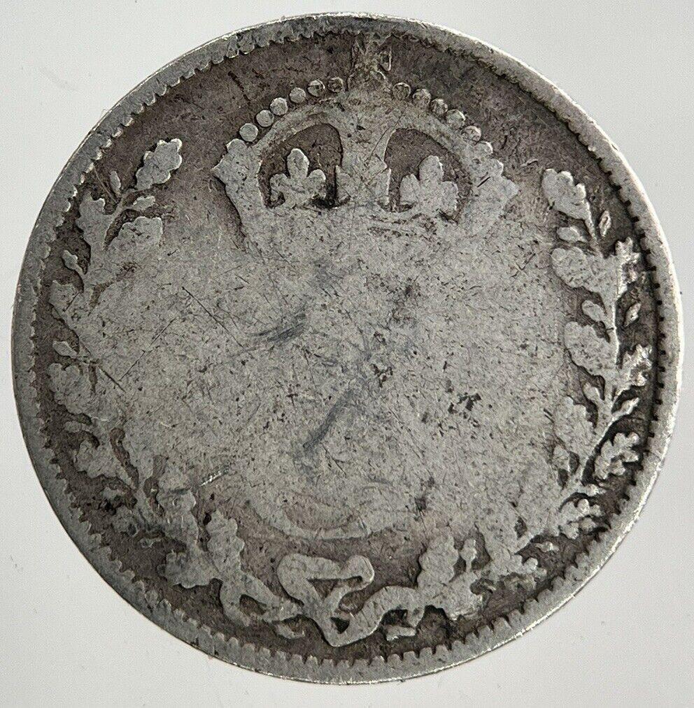 British Victoria Threepence Silver Coin | Fair Grade