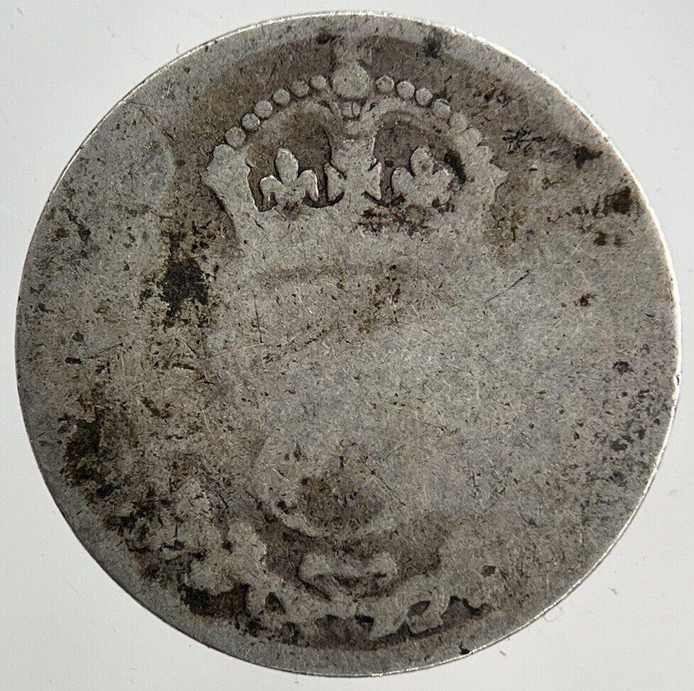 British Victoria Threepence Silver Coin | Fair Grade