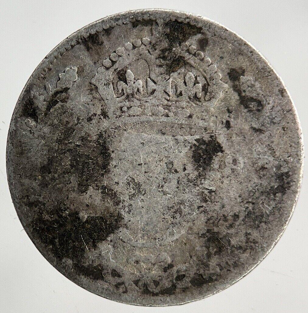 British Victoria Threepence Silver Coin | Fair Grade