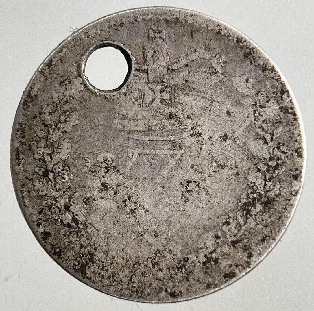 British Victoria Threepence Silver Coin | Fair Grade