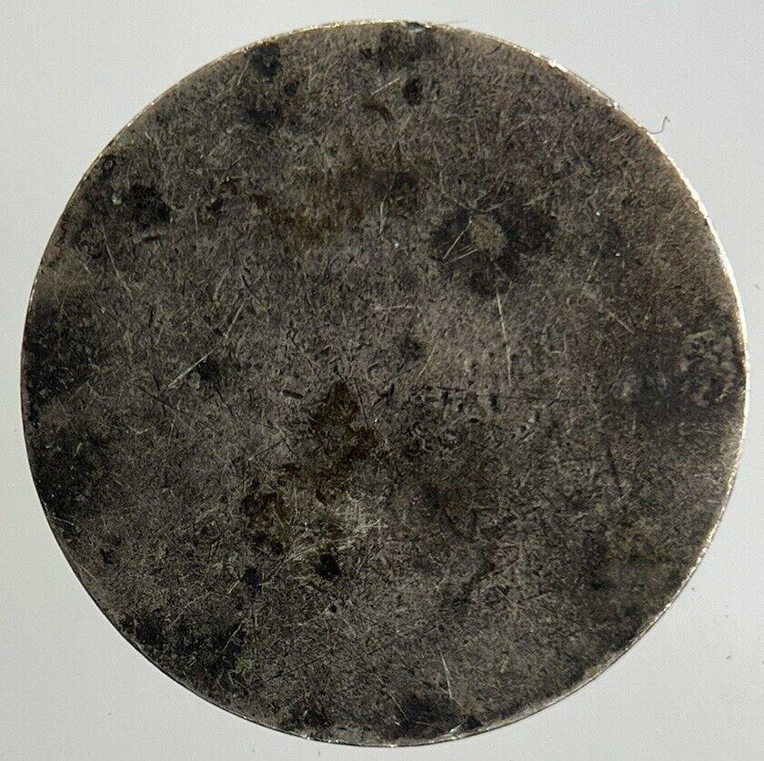 British Victoria Threepence Silver Coin | Worn Grade