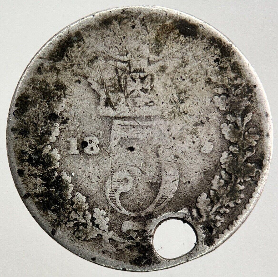 British Victoria Threepence Silver Coin | Fair Grade