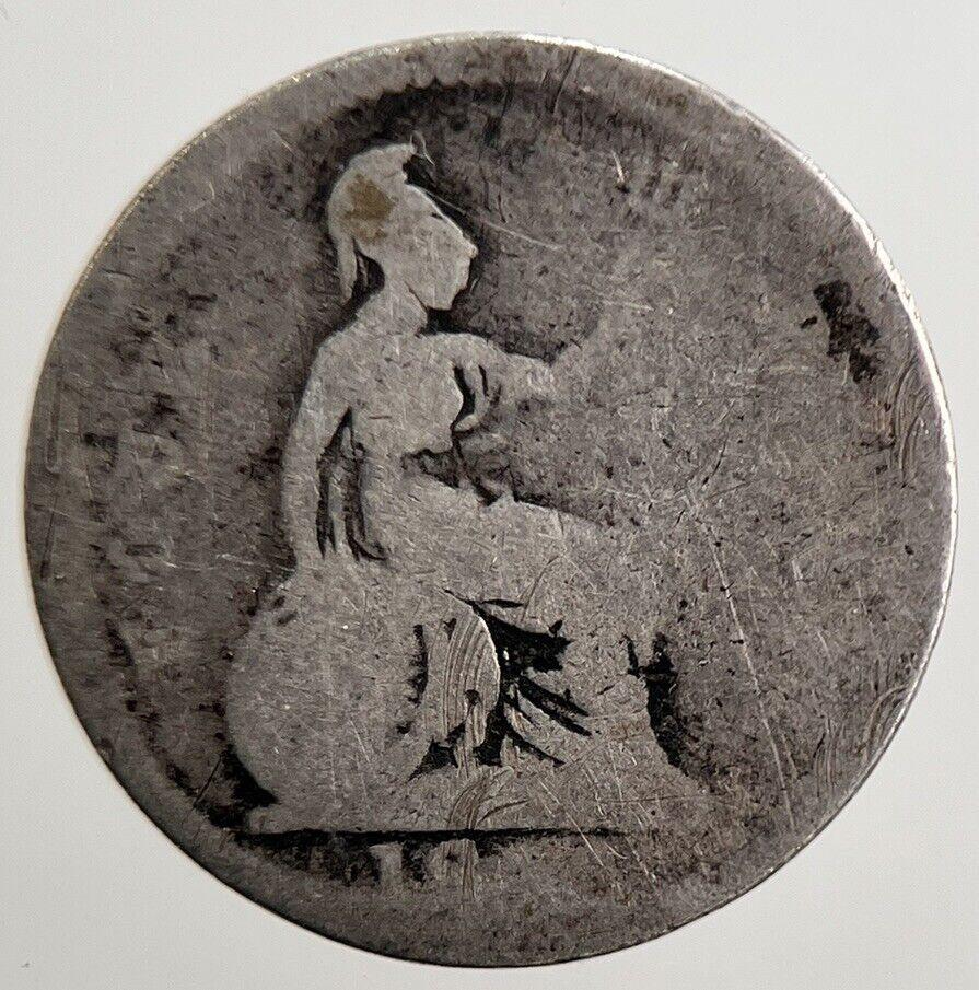 British William IV Four-Pence Silver Coin | Fair Grade | a3817