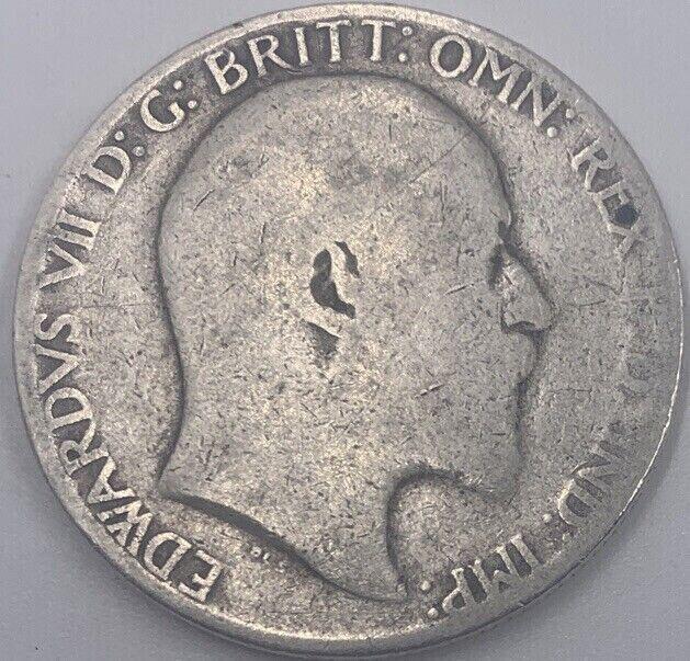 Edward VII Florin | British Silver Coin | Fair Grade | a020
