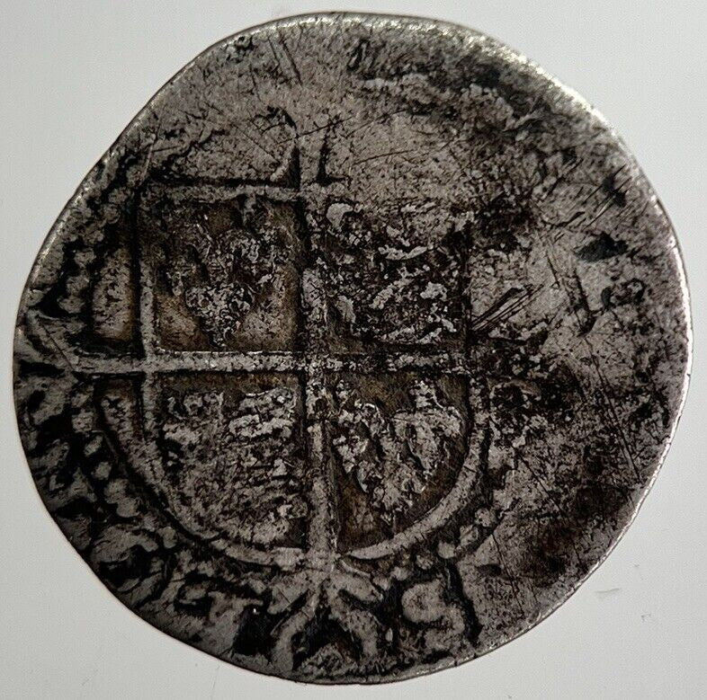 Elizabeth I 1st Half-Groat British Silver Hammered Coin | a8911